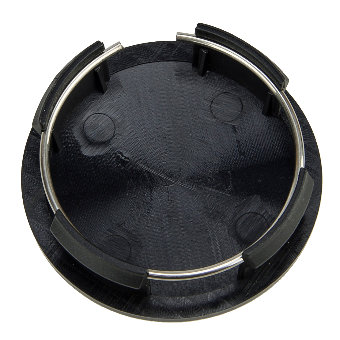 4 szt. 57mm uniwersalna osłona piasty koła samochodowego czarna ABS