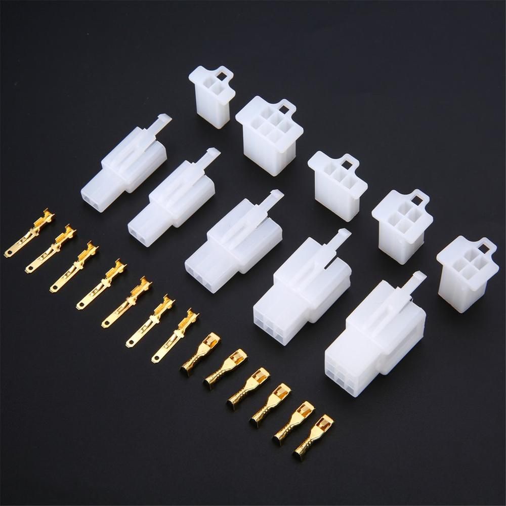 580 Uds 2,8mm 2/3/4/6/9 pin motocicleta automotriz terminal de cable eléctrico macho hembra conector de cable Kits