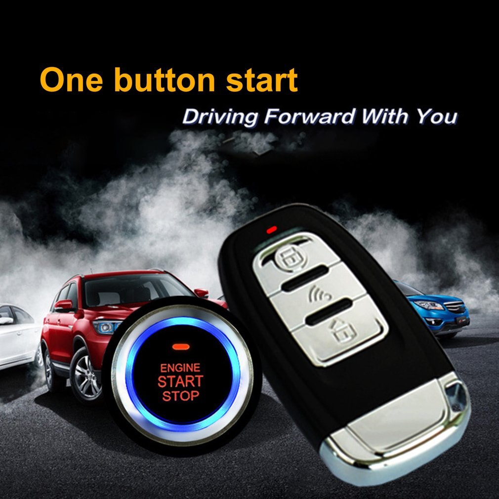 Keyless Entry System Start Stop Car Alarm System Start Stop Button Car Central Lock Auto Alarm Remote Engine Start