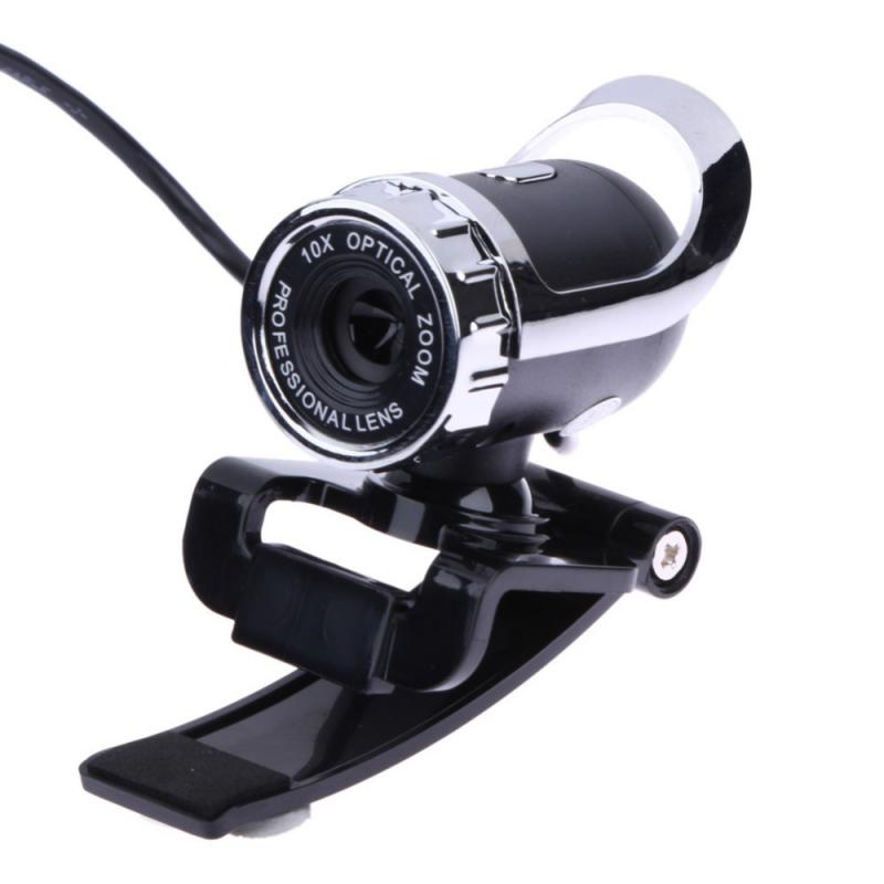 Cámara Web giratoria de 360 grados, Webcam HD con USB de 12M, videocámara Digital con Clip, micrófono para ordenador portátil y PC