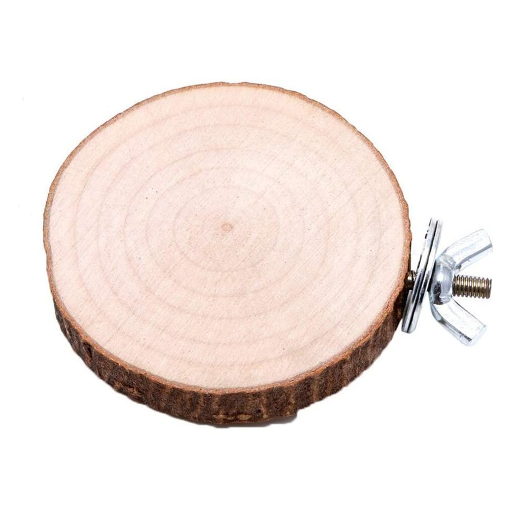 Nueva Diagonal corte de madera muelle trampolín soportes para loros de la protección del medio ambiente Natural duradera muelle de madera