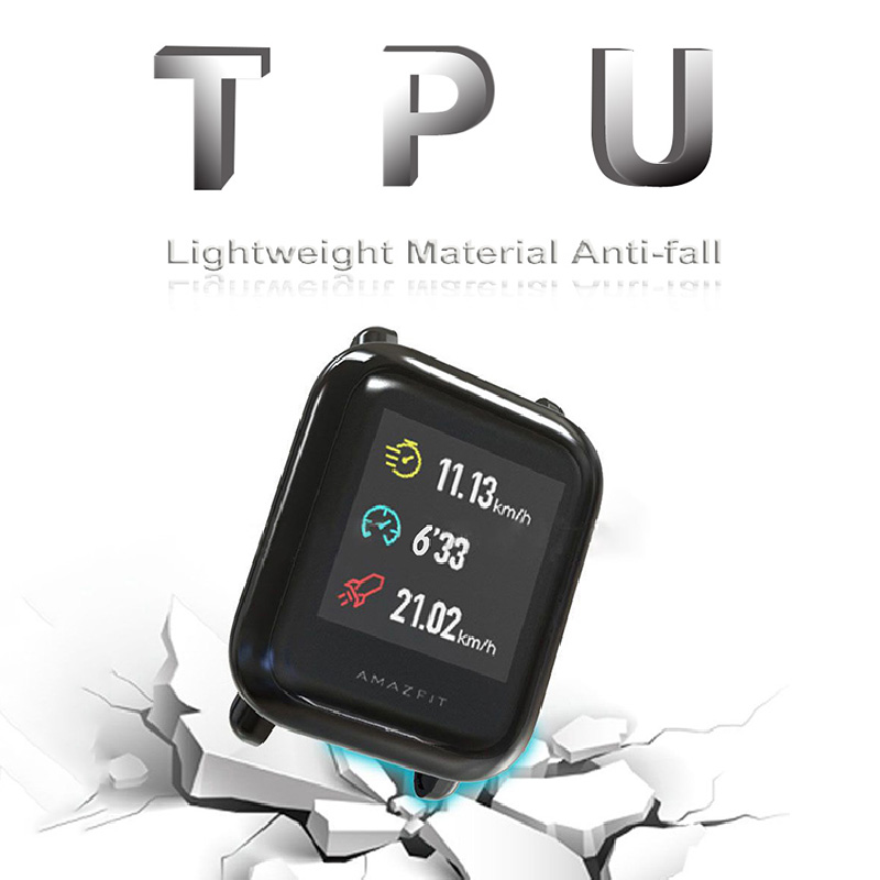Tpu-skal till amazfit gts 2 3 4 mini, skärmskydd, stötfångarskal, skyddstillbehör, skärmfilm för amazfit bip 3 5 s lite