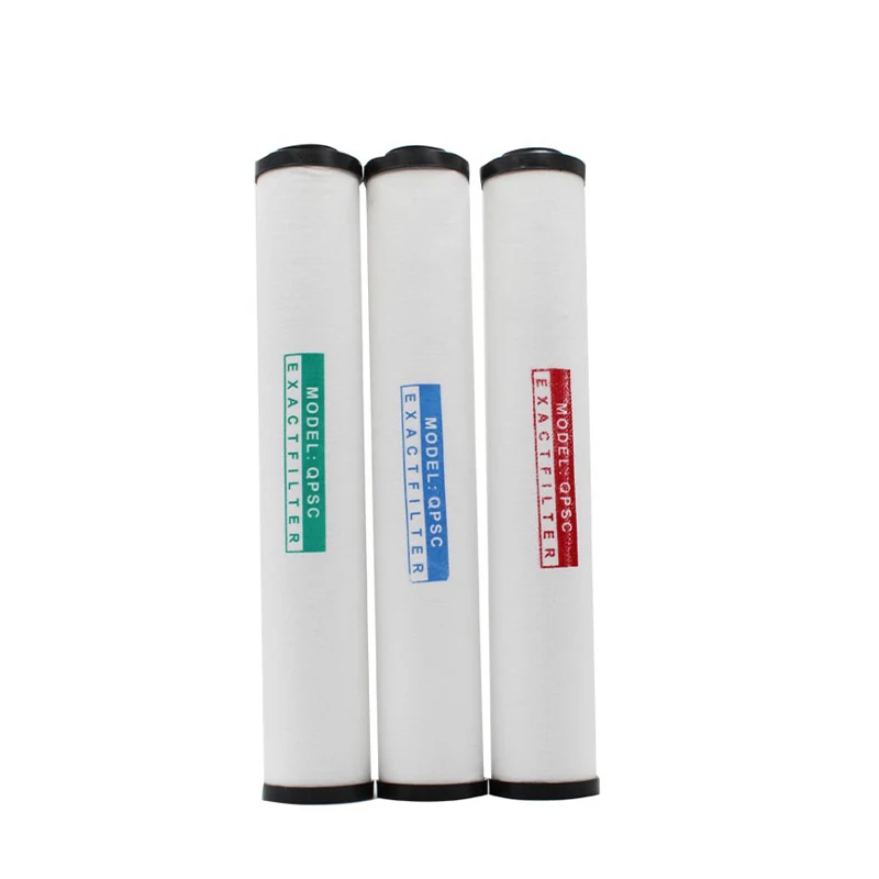 QPS 015 024 035 060 090 120 150 Filtro de repuesto para compresor de aire Accesorios Filtro de precisión de aire comprimido Secador Q015 P024