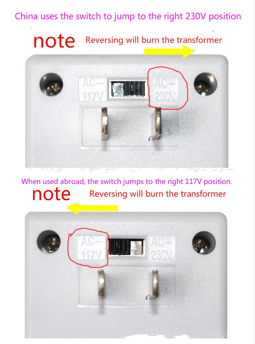 Power converter 220V to 110V US Japan Electric appliance 110V to 220V converter socket