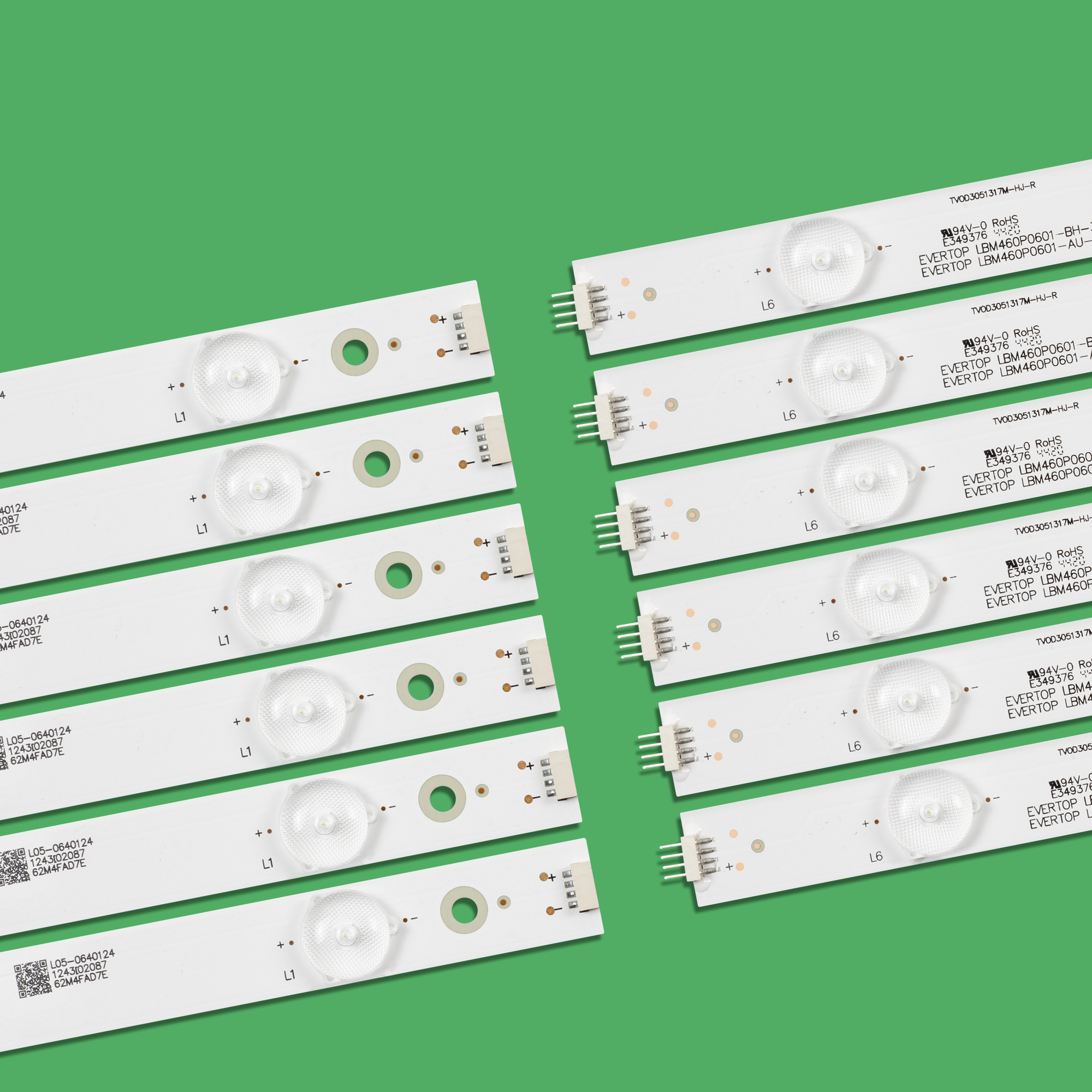 Led-hintergrundbeleuchtungsleiste mit 5+6 lampen für haier  le46 g 3000 le46 a 31s 46 tv lbm 460 p 0601- at -1 lbm 460 p 0501- au -1 tpt 460 h 1-wu2200 46 pfl 3218k
