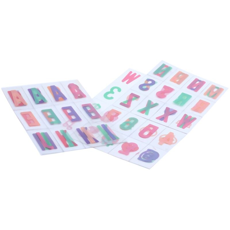 Letter & Symbol Pack For A4 Cinematic Light Up Sign Box Cinema LED Letter Lamp (104 Multicolor Letters And Symbols)