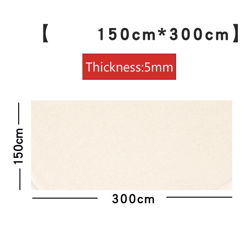 Verdikking Zachte Voelde Pad Peinture Feutre Zachte Chinese Kalligrafie Borstel Voelde Pad Inkt Schilderij Zachte Pad Tafel Mat Feutre Peinture