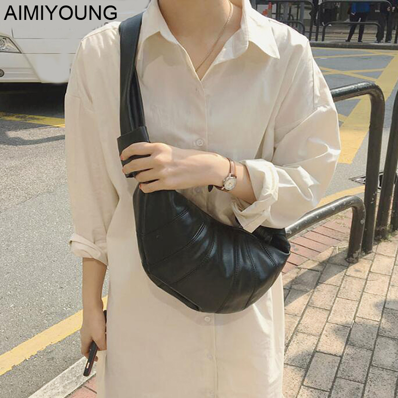 Aimiyoung Lederen Crossbody Tassen Voor Vrouwen Messenger Tassen Schoudertassen Vrouwen Handtassen Bolsa Feminina Bolsos Mujer