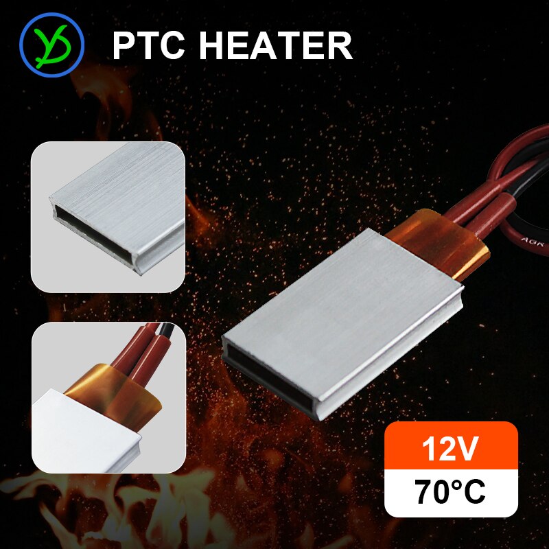 Ac Dc 12V 70C 35*21Mm Constante Temperatuur Ptc Heater Met Shell