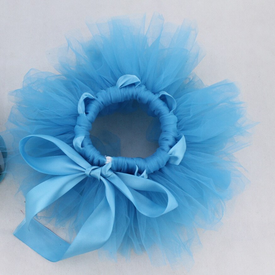 Newborn Baby Photography Props Baby Tutu Tulle Skirt+Headband Set Infant Photography Clothing Skirts Baby Photo Prop Accessories