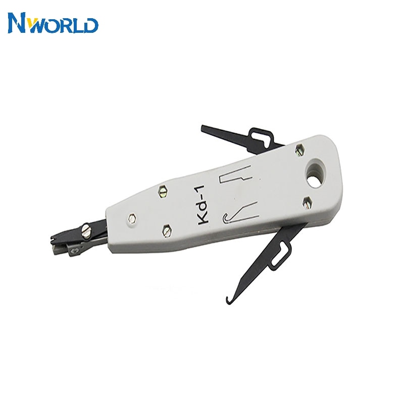 Portable KRONE KD-1 Punch Down Crimping Tools With Sensor Wire Stripper For Rj45 Keystone Telecom Phone Wire RJ11 Network Cable