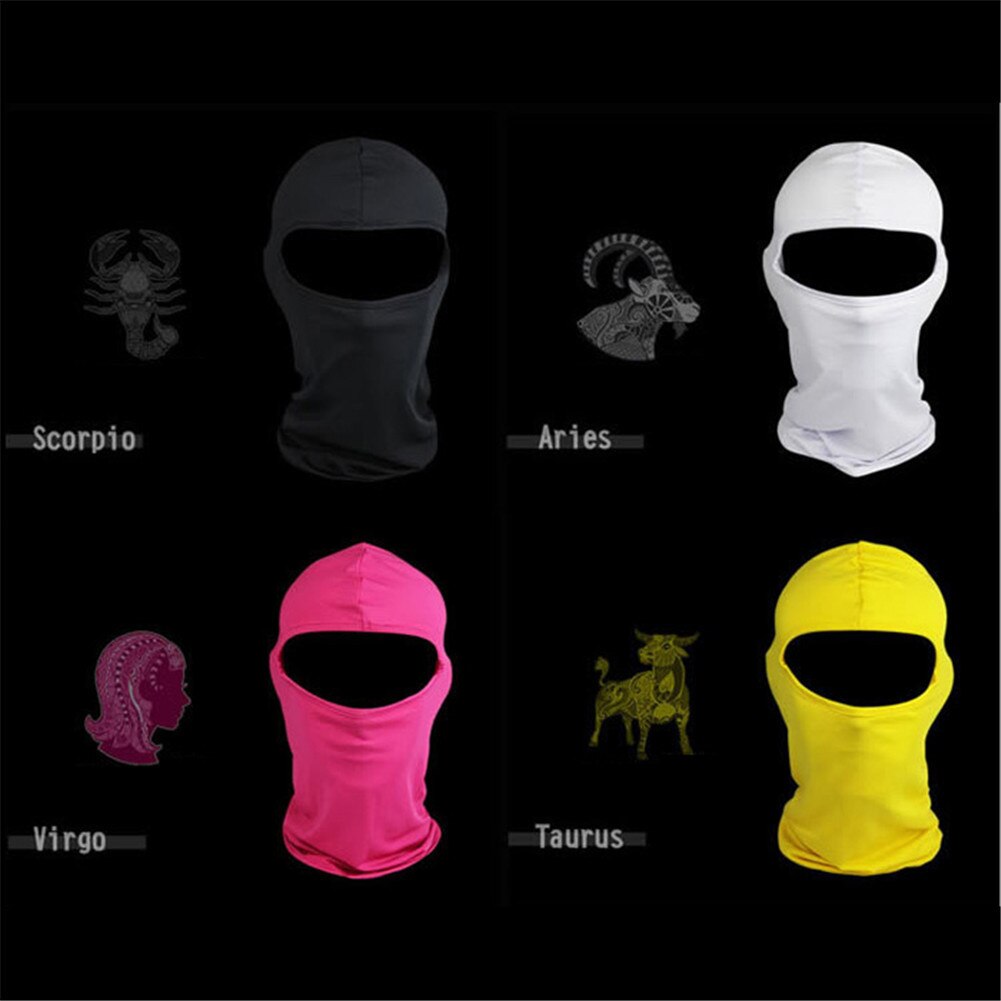 Breathable Summer Balaclava Motorcycle Face Mask Full Face Masks For Motorcycle Helmet Masque Maske Moto Sports Accessories