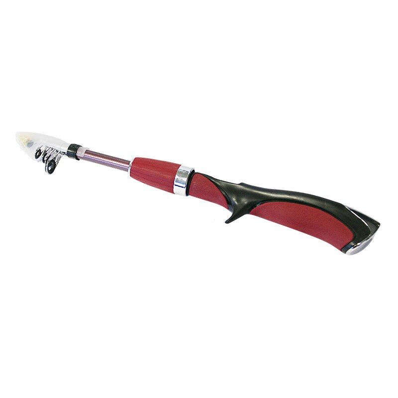 Goture Glass Fiber Ice Fishing Rod 1.3m Set JM200 Spinning Reel and Telescopic Casting Rod with