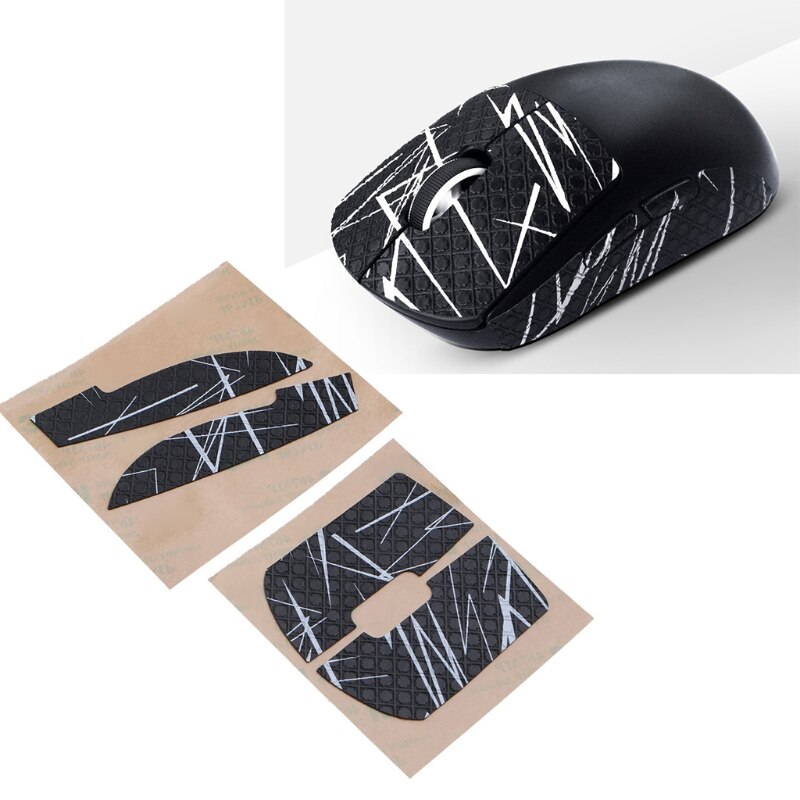 Anti-rutsch-band für logitech g pro superlight maus, elastischer, verfeinerter seitengriff