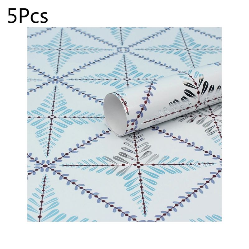 5pcs Waterproof Christmas Wrapping Tissue Paper Packing Box Packaging Wrap Decoration DIY Craft