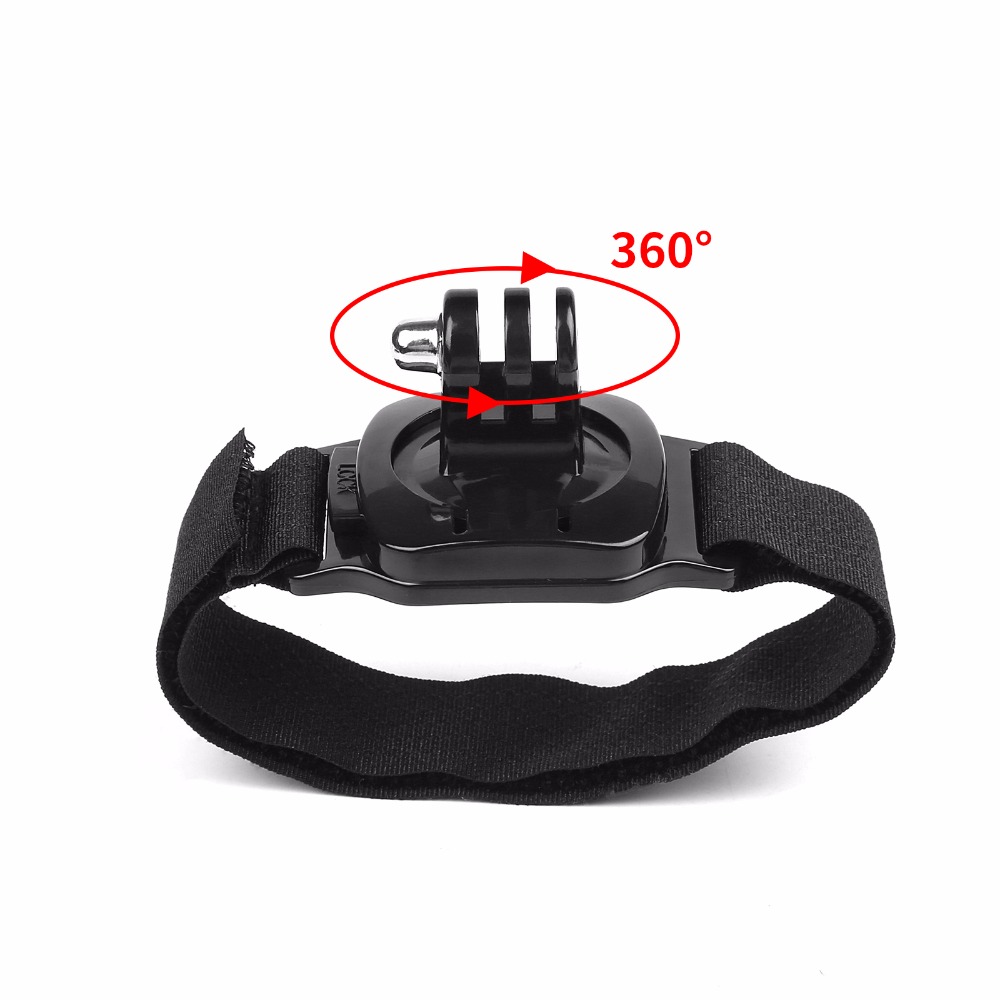 Atirar 360 graus de rotação mão alça de pulso montagem para gopro hero 9 8 7 5 preto xiaomi yi 4k sjcam m20 eken h9 go pro 9 acessório