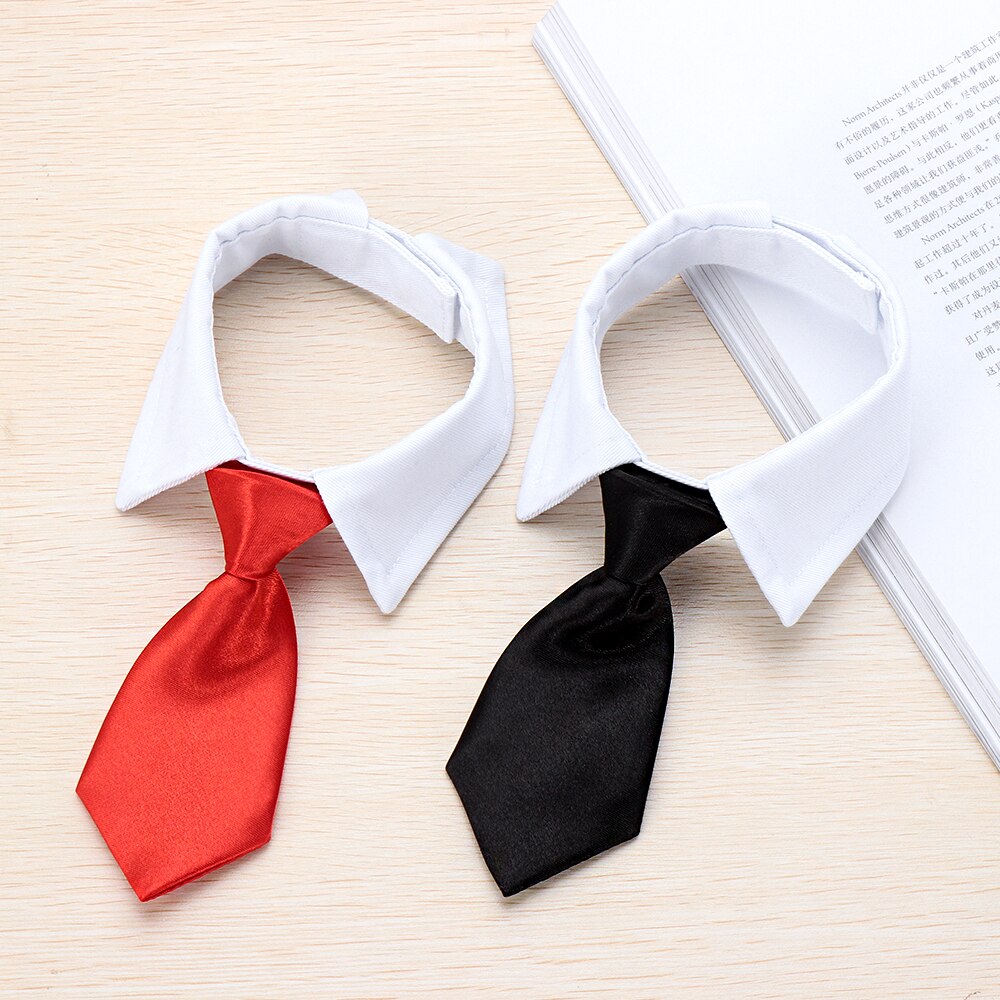 Corbata Formal ajustable para perro y gato, esmoquin, Collar para mascotas, accesorios para boda, vacaciones y de