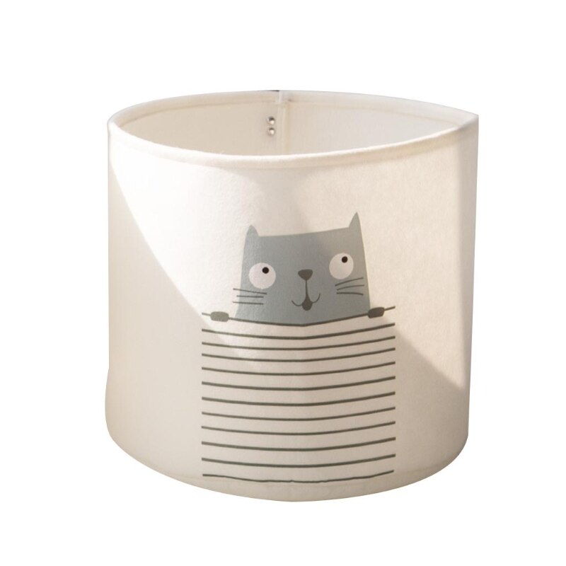 Panier de rangement pliable pour vêtements et jouets, joli panier ménager pour linge H055: Sleeping cat