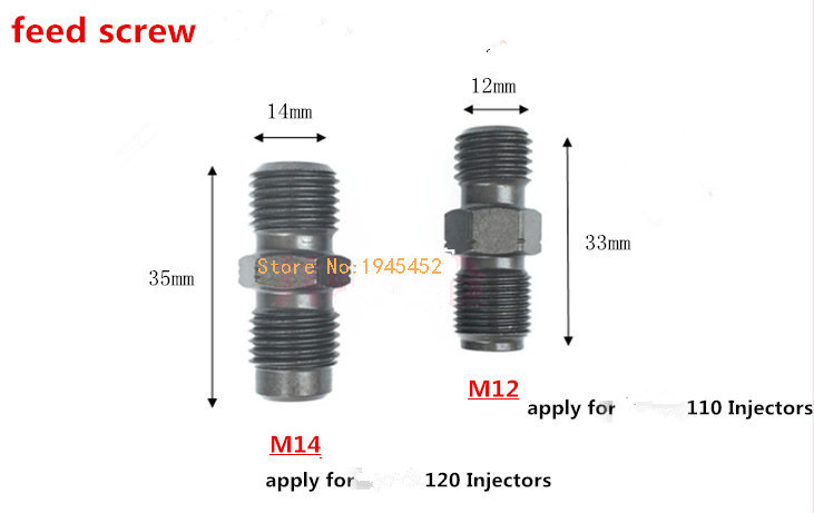 Good ! High Speed Steel Injector Fuel Inlet Fuel Oil Hole Screw Use for B-osch 0445 110 Series and 120 Injections
