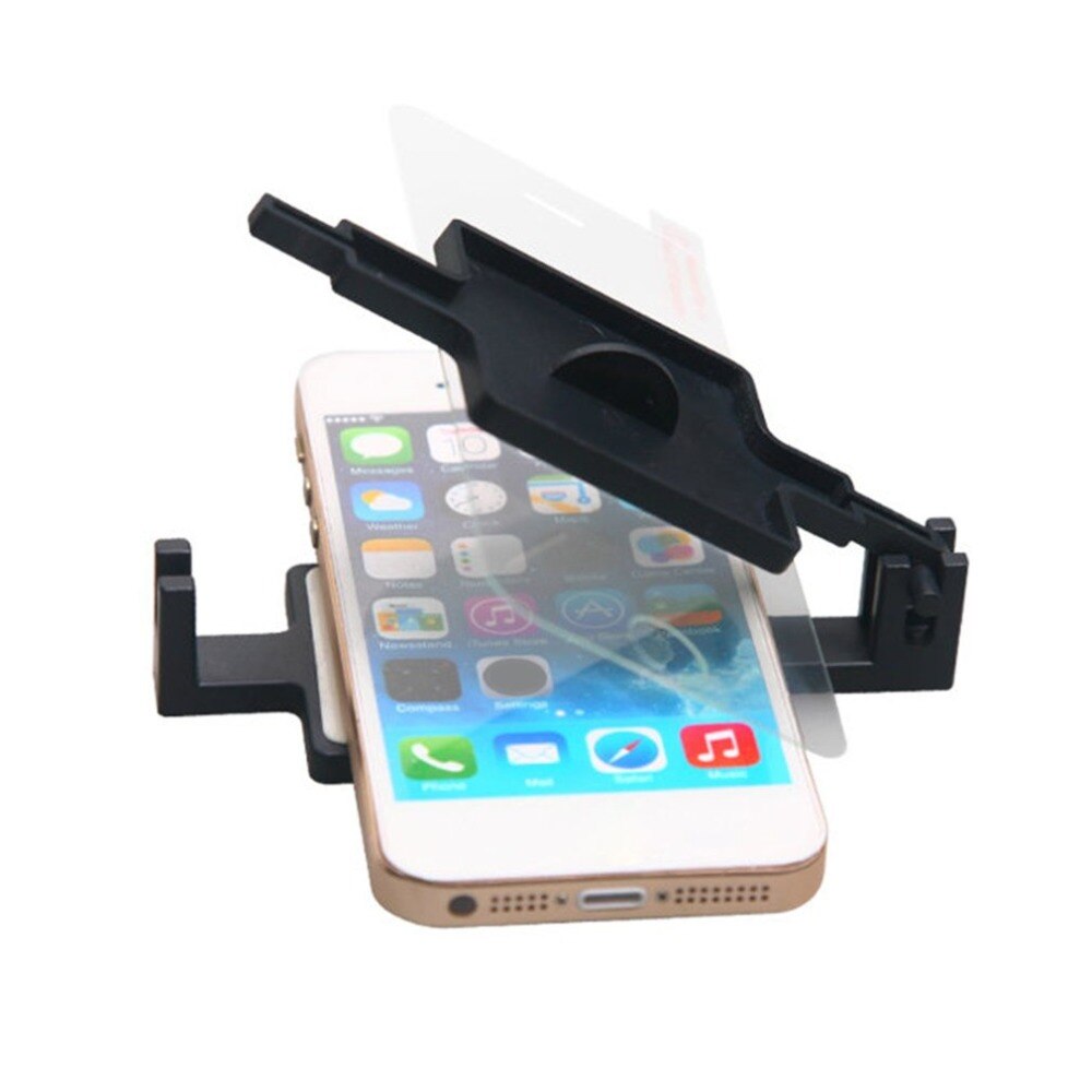 Universal Tempered Screen Protector Film Pasting Tool Installation Helping Device for Smartphone Under 6 Inches