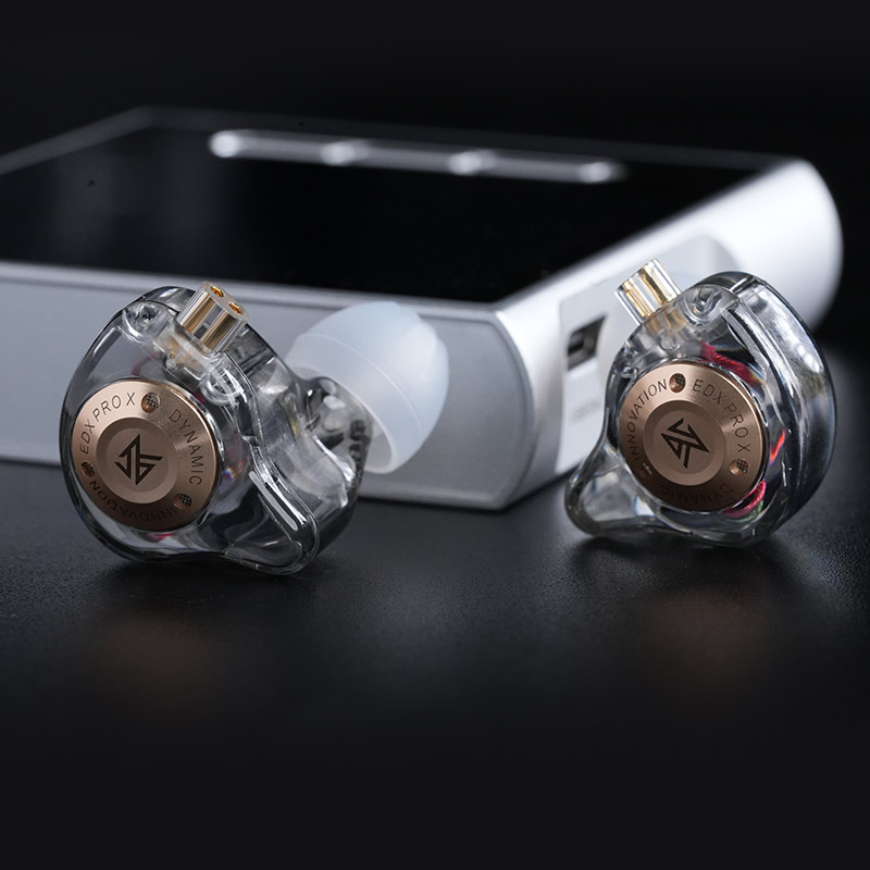 Kz edx pro x dynamische driver hoofdtelefoon hifi zware bas oordopjes sport metalen hoofdtelefoon afneembare hoofdtelefoon 2 pin