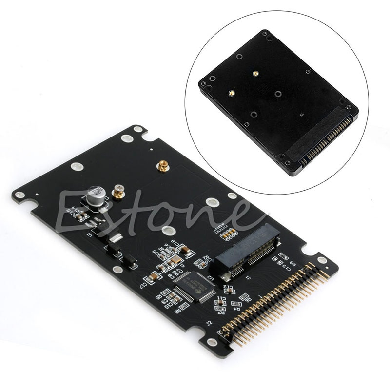 Msata to 2.5 " 44- pin ide hdd ssd msata til pata converter adapterkort + sag c26