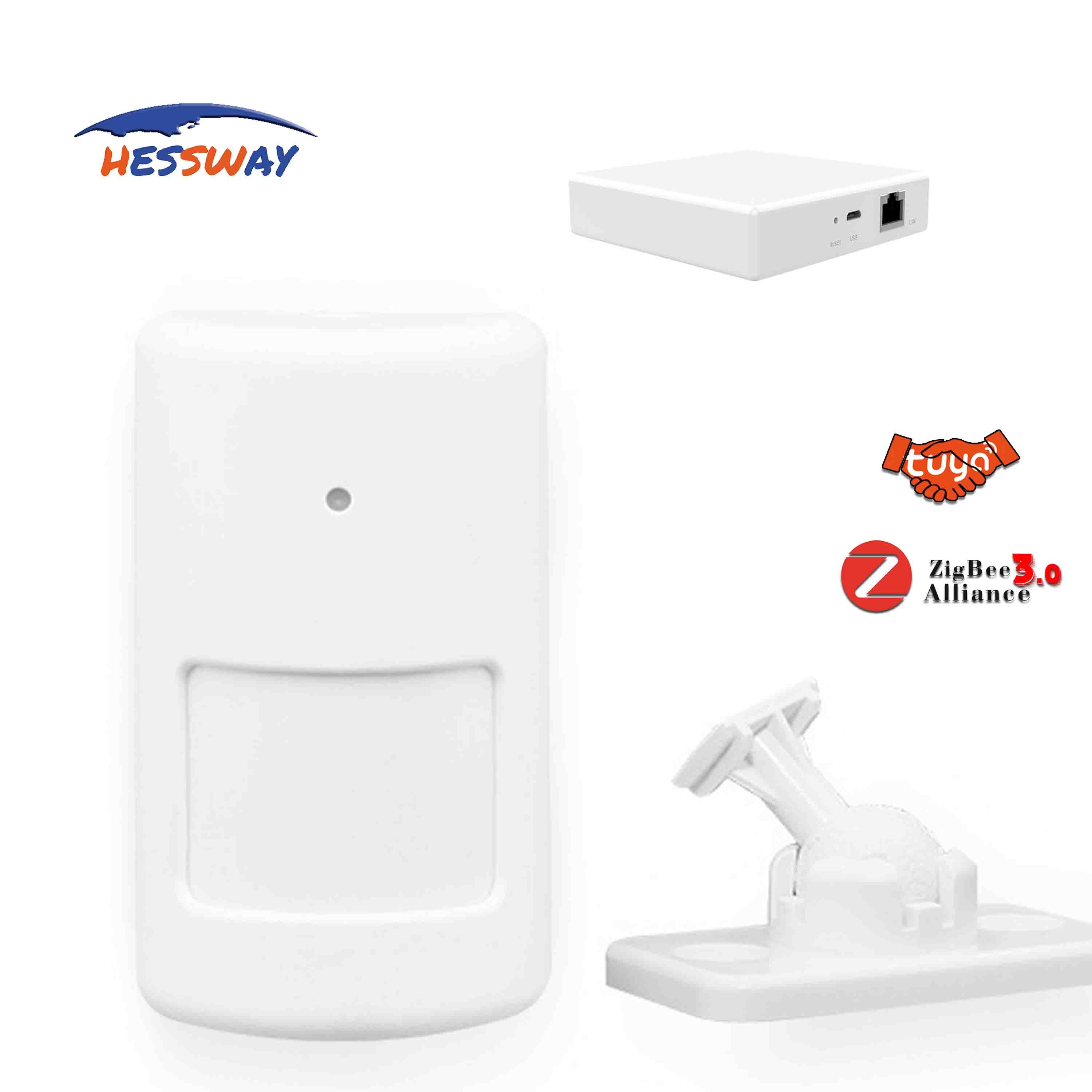 Human Body Sensor pir motion sensor alarm for scene smart device Linkage by ztuya zigbee gateway hub