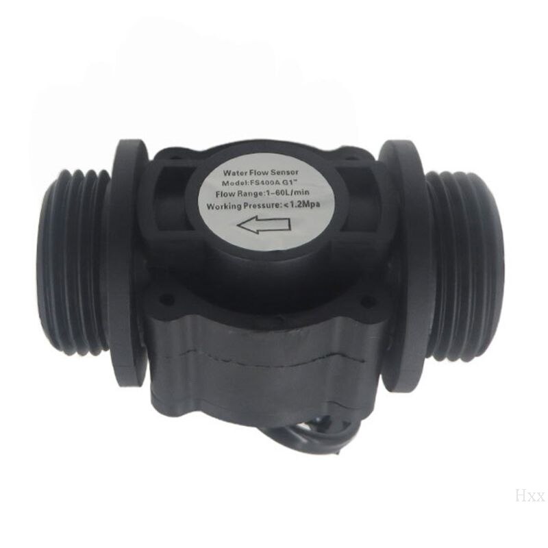 G1" Water Flow Hall Effect Sensor Switch Flow Meter Flowmeter Counter 1-60L/min