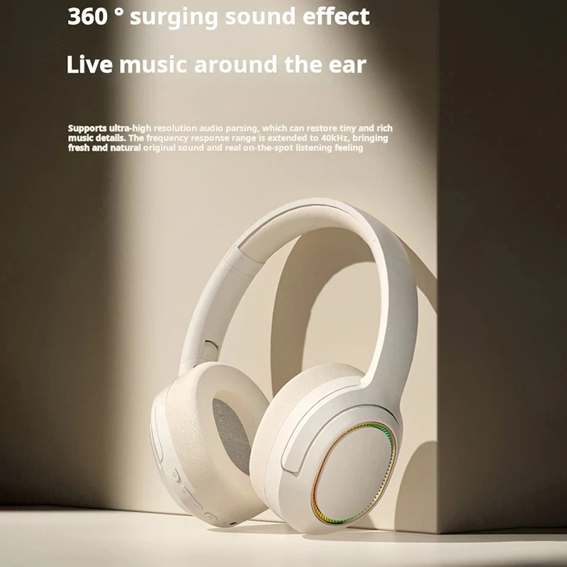 Xiaomi P2963 Cuffie senza fili Cuffie Bluetooth pieghevoli Auricolari da gioco HIFI stereo 9D Cuffie con riduzione del rumore con microfono Nuovo