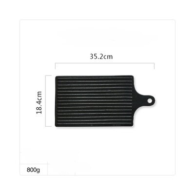Zwart Mat Keramische Twee Oor Lade Huishoudelijke Servies Ontbijt Plaat Steak Plaat Bakken Plaat Oven Bakken Plaat: Donker Kaki