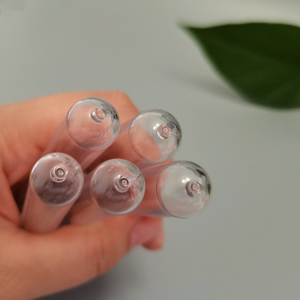 Tubes à essai en plastique transparent avec bouchon, 25 pièces/lot, 12mL, 15x100mm, pour laboratoire, école, produits chimiques