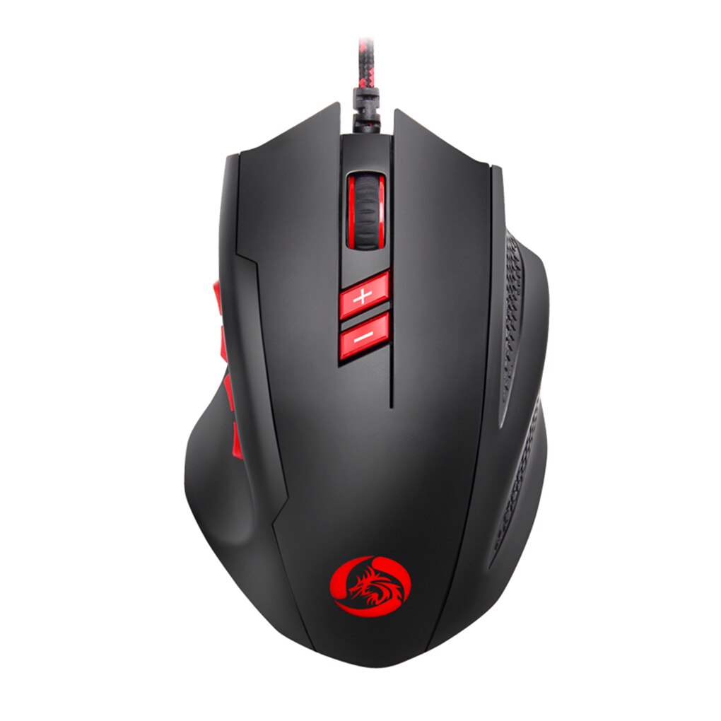 USB Optical Mouse 10000 DPI Wired Gaming 17 Side Keys And 8 Lighting Modes Glowing Mat Programing Mechanical Mouse RGB Backlit: Default Title