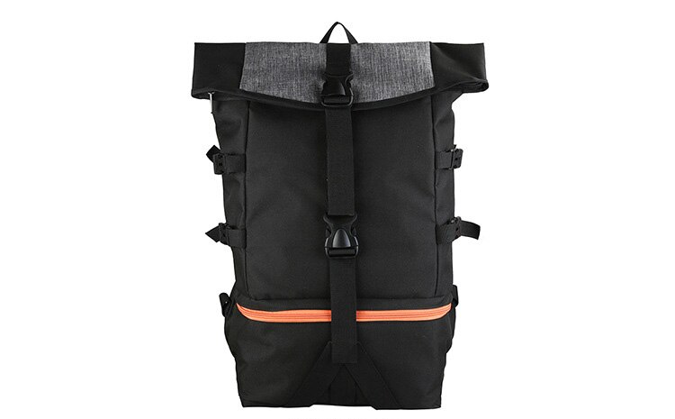 Multifunction Outdoor Men's Gym Bags Basketball Backpack School Bags Rugby Sports Hiking Bag Youth Soccer Bag: Black3