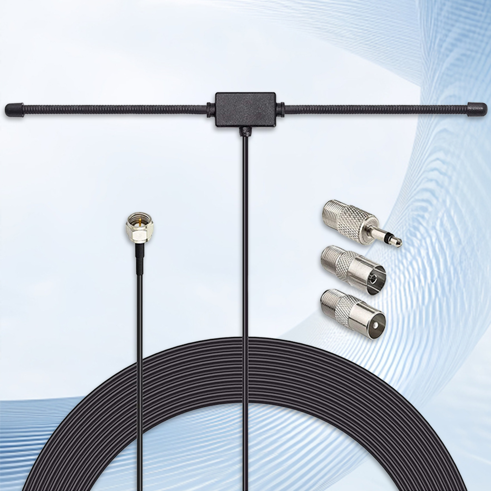 Universal Car Stereo AM FM Dipole 3 meters Antenna FM Sheep Horn Antenna Car Dipole Antenna for Car FM TV Radio Station