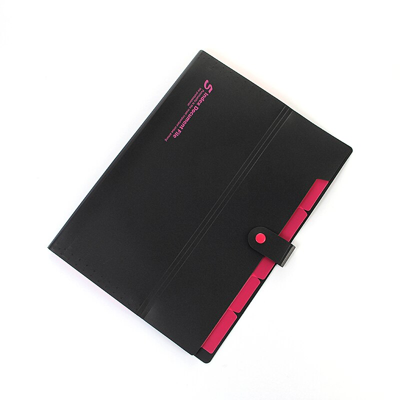 10 colors waterproof PP file folder A4 document bag pouch bill folder holder organizer cilp file document folders: colour 13