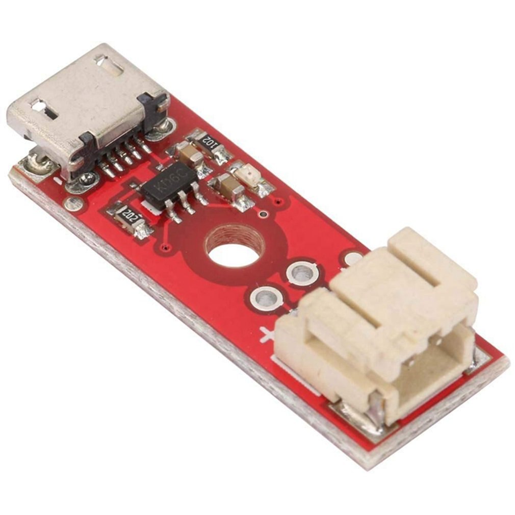 Lipo Charger Basic Micro-Usb 3.7V Lithium Battery Charger 500Ma Mcp73831T Chip Battery Connector Micro-Usb Connector