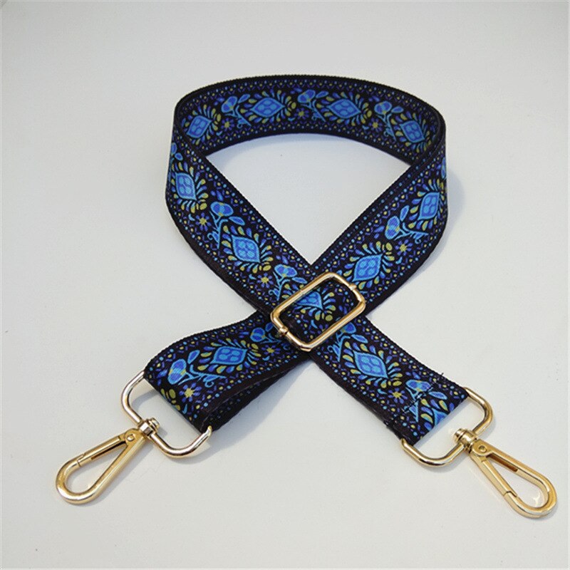 Hjkl saco alça alça presente mulheres removível diy ombro arco-íris bolsa acessórios corpo cruz mensageiro saco de náilon tiras: C