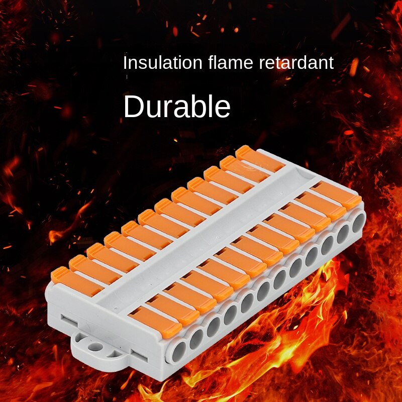 Wire Connector 2/3/4/5/6 pin Universal Docking Fast Wiring Conductors push-in Terminal Block Cable splitter High power connector