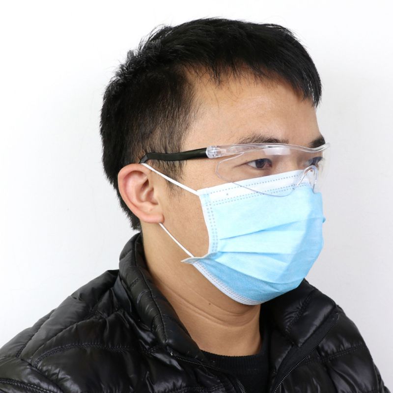 Stil justerbare anti-dråbesikre briller anti-virus glas unisex high definition tåge blokerer anti-støv dråber briller