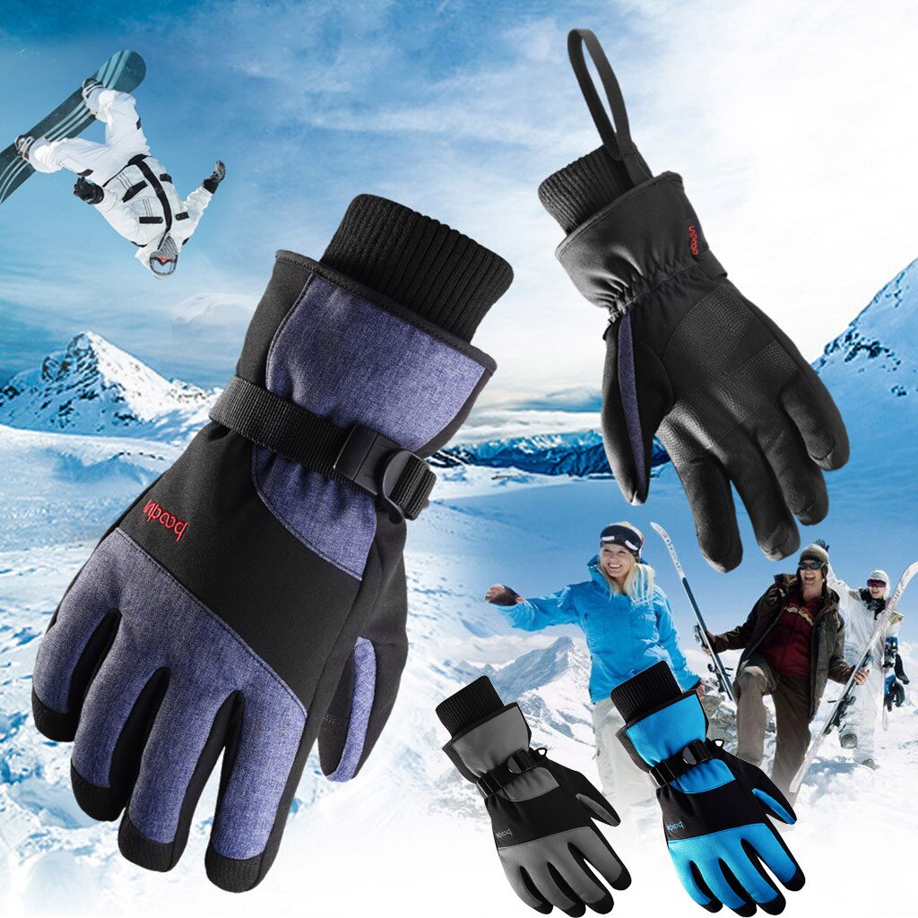 . hommes gants de Ski polaire Snowboard gants motoneige moto équitation hiver gants coupe-vent imperméable unisexe neige gant