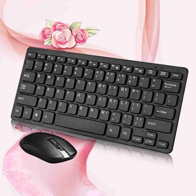2.4G Wireless Keyboard and Mouse Kit Keypad & 480P Webcam HD PC Camera with Microphone MIC for Skype for Android TV