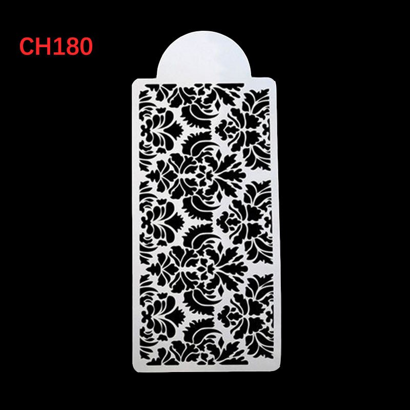 Cake Stencil Dotted Line Shape Pattern Cake Decorating Plastic Lace Cake Boder Stencils Template DIY Drawing Mold Tool Bakeware: CH180-