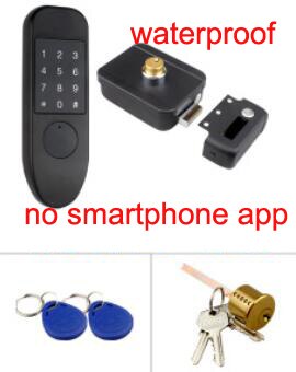 Fingerprint Smart Door Lock Bluetooth Wireless Access Control Lock: kit4