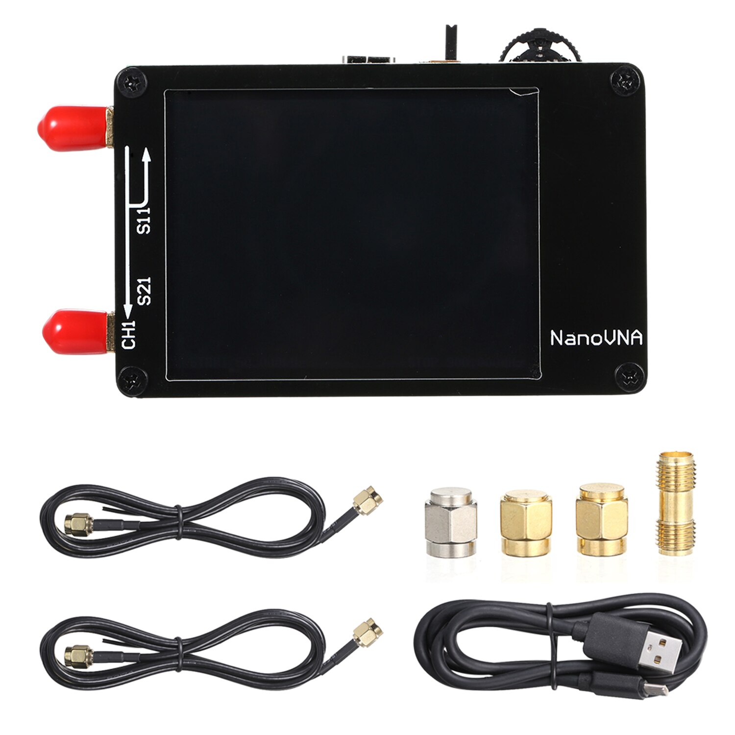 Vector Network Analyzer 50KHz-900MHz 2.8in TFT UHF HF VHF MF Tiny Antenna Analyzer Tool High-Performance DIY Vector Network