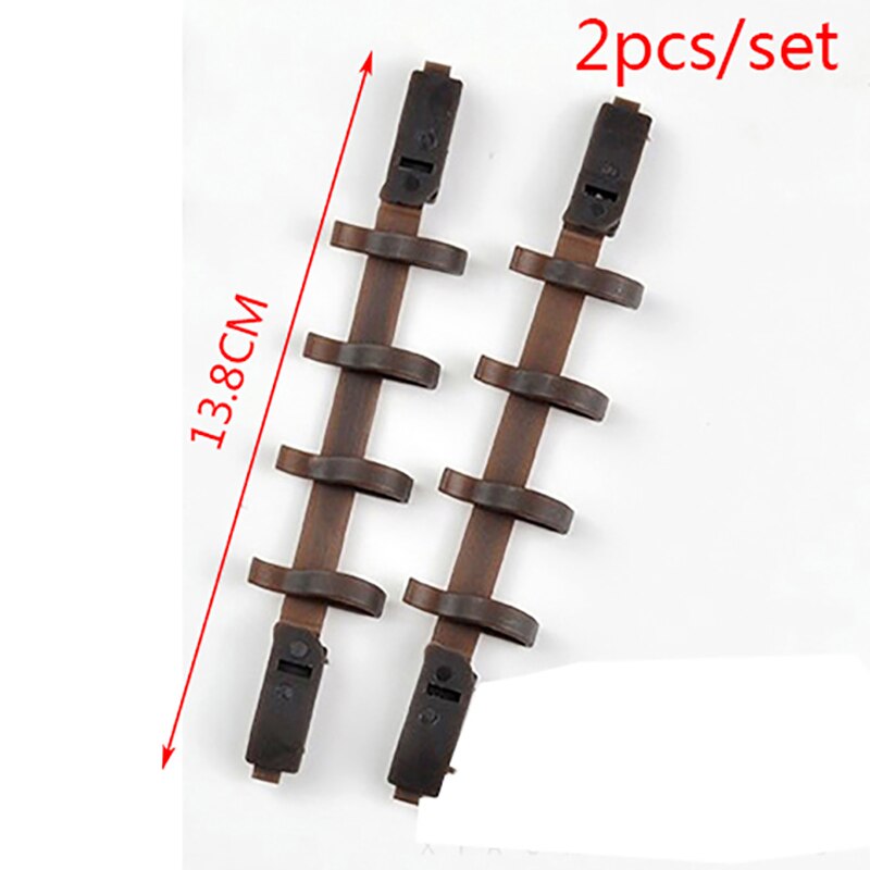 2 pcs Waterfall Braid Creator Plastic Styling Tools Black Hair Braid Maker Styling Tool Hair Device Centipede Braids: Coffee