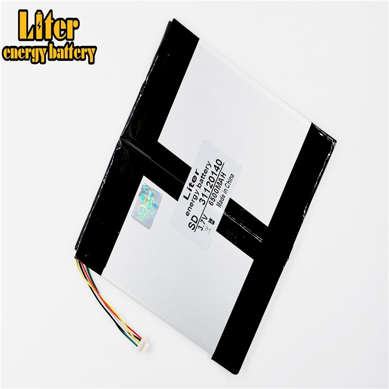 5 filo Il tavoletta batteria 31120140 3.7 V 6500 MAH 3160140*2 ogni marca di tavoletta universale batterie al litio ricaricabili
