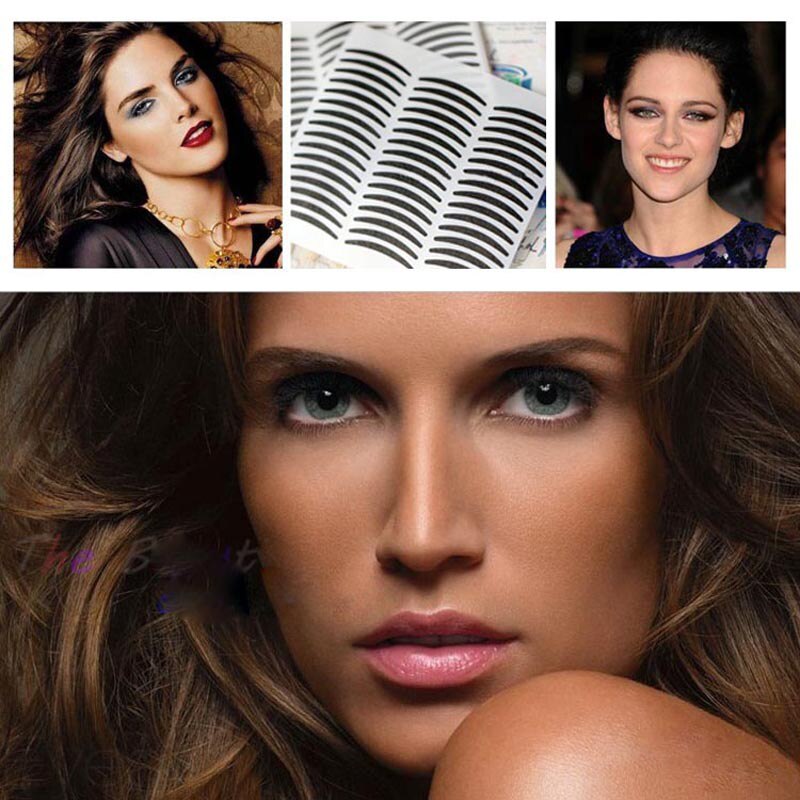 72Pairs Ooglid Sticker Grote Ogen Make Up Dubbel Ooglid Tape Stickers Transfer Tape Eye Shadow Eyeliner Sticker Makeup tool