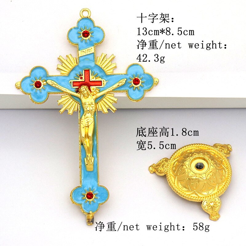 Jesus Kreuz Katholischen Religion Christus Orthodoxe Kirche Utensilien Hause Dekoration Christentum Heilige Licht Sonne Blume Büro Schmuck