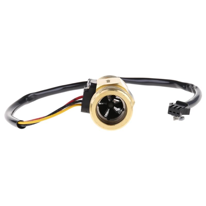 Flow Sensor G3/4" DN20 Copper Hall Effect Liquid Water Flow Switch Sensor Meter