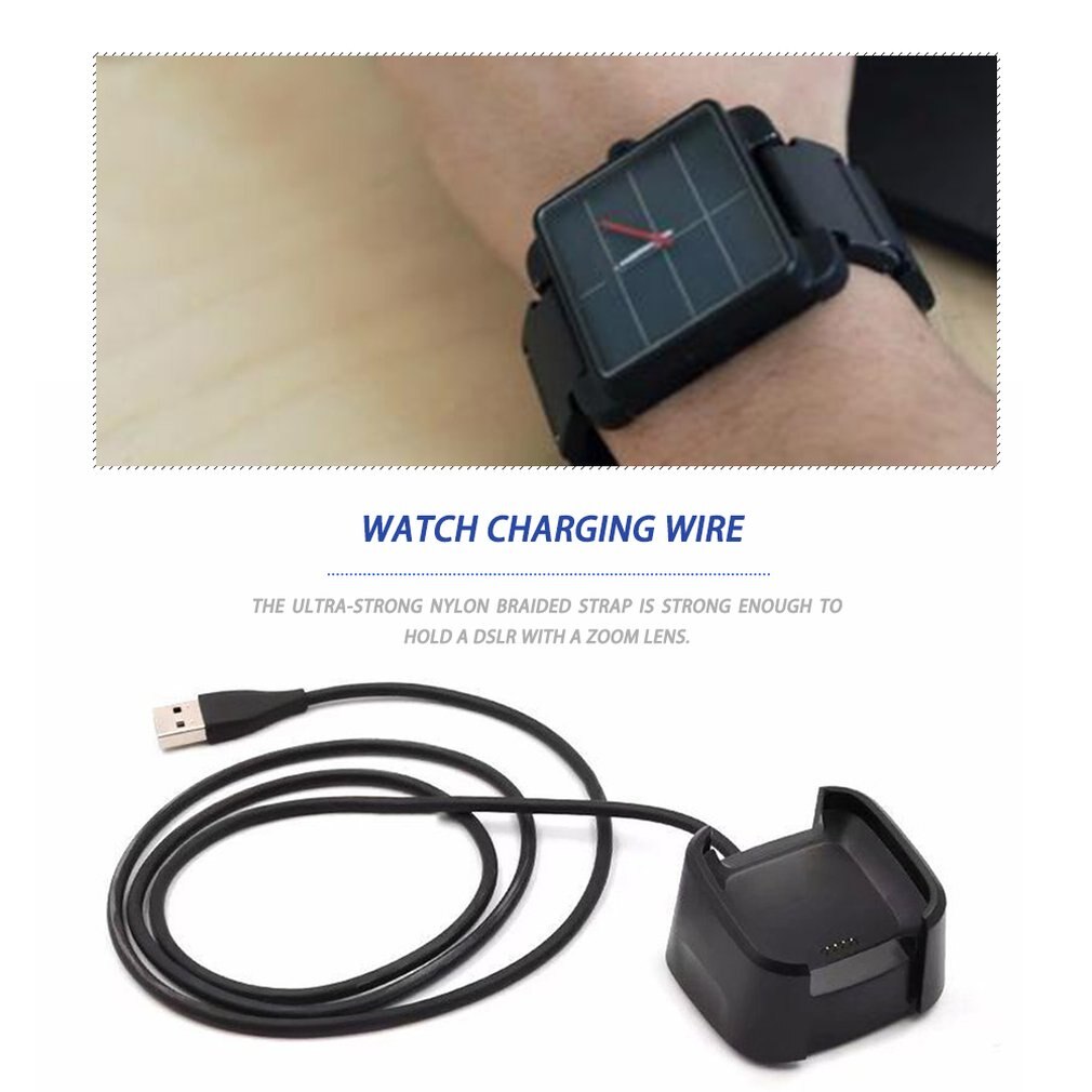 Älykellon laturi fitbit versalle älykellon laturi usb-latauskaapeli teline telakointialustan alusta kellon latausteline